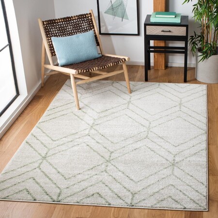 Safavieh 6 x 6 ft. Adirondack 241W Power Loomed Square Area Rug Ivory & Sage ADR241W-6SQ